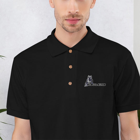 Rascal Bites Embroidered Polo Shirt